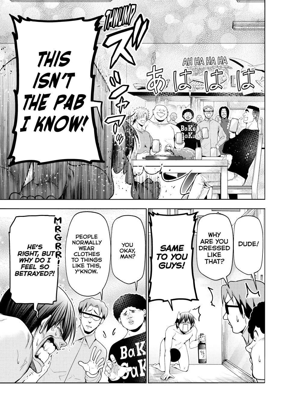 Grand Blue Manga Chapter 100 page 11 - Anniversary! scene