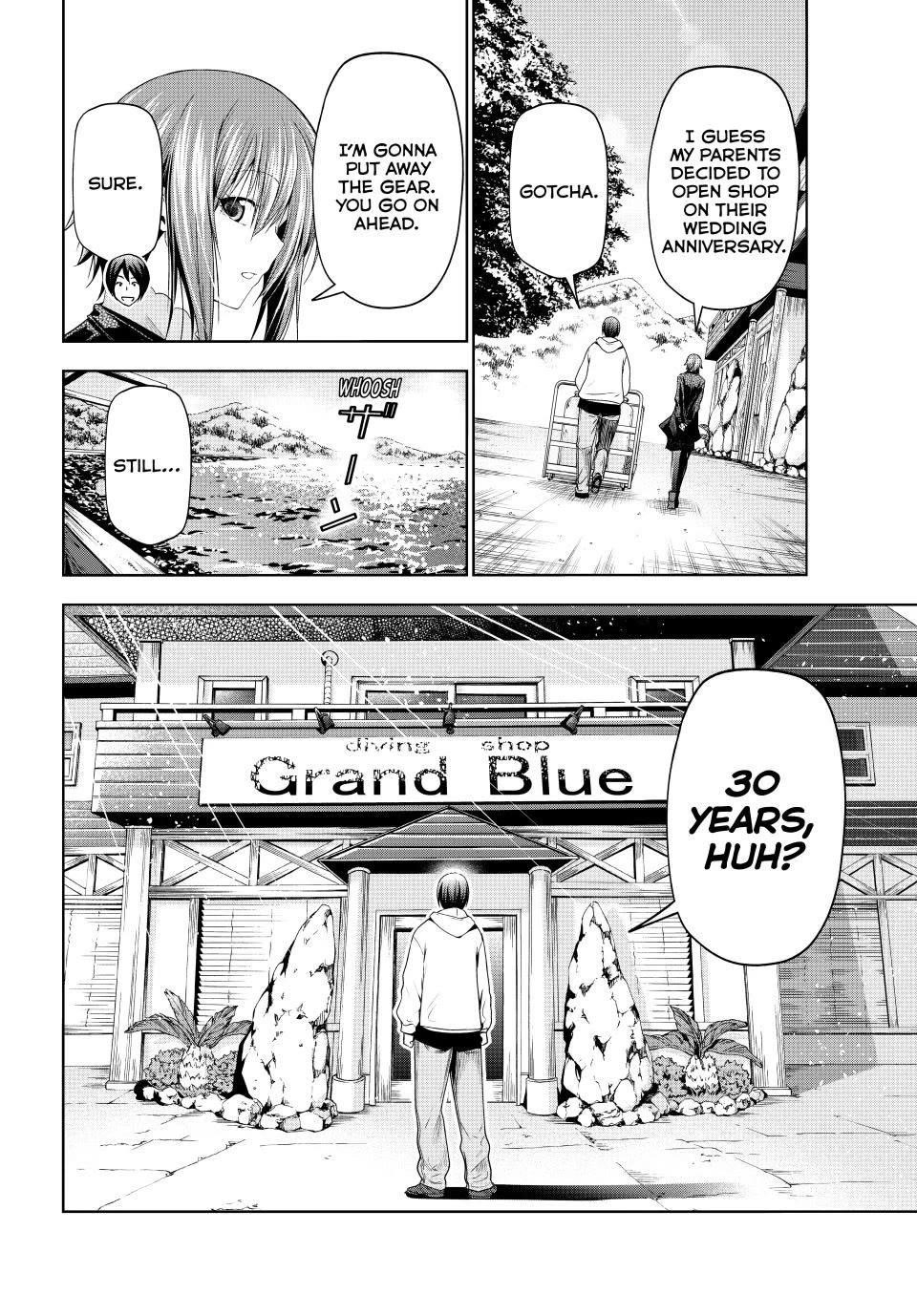 Grand Blue Manga Chapter 100 page 5 - Anniversary! scene