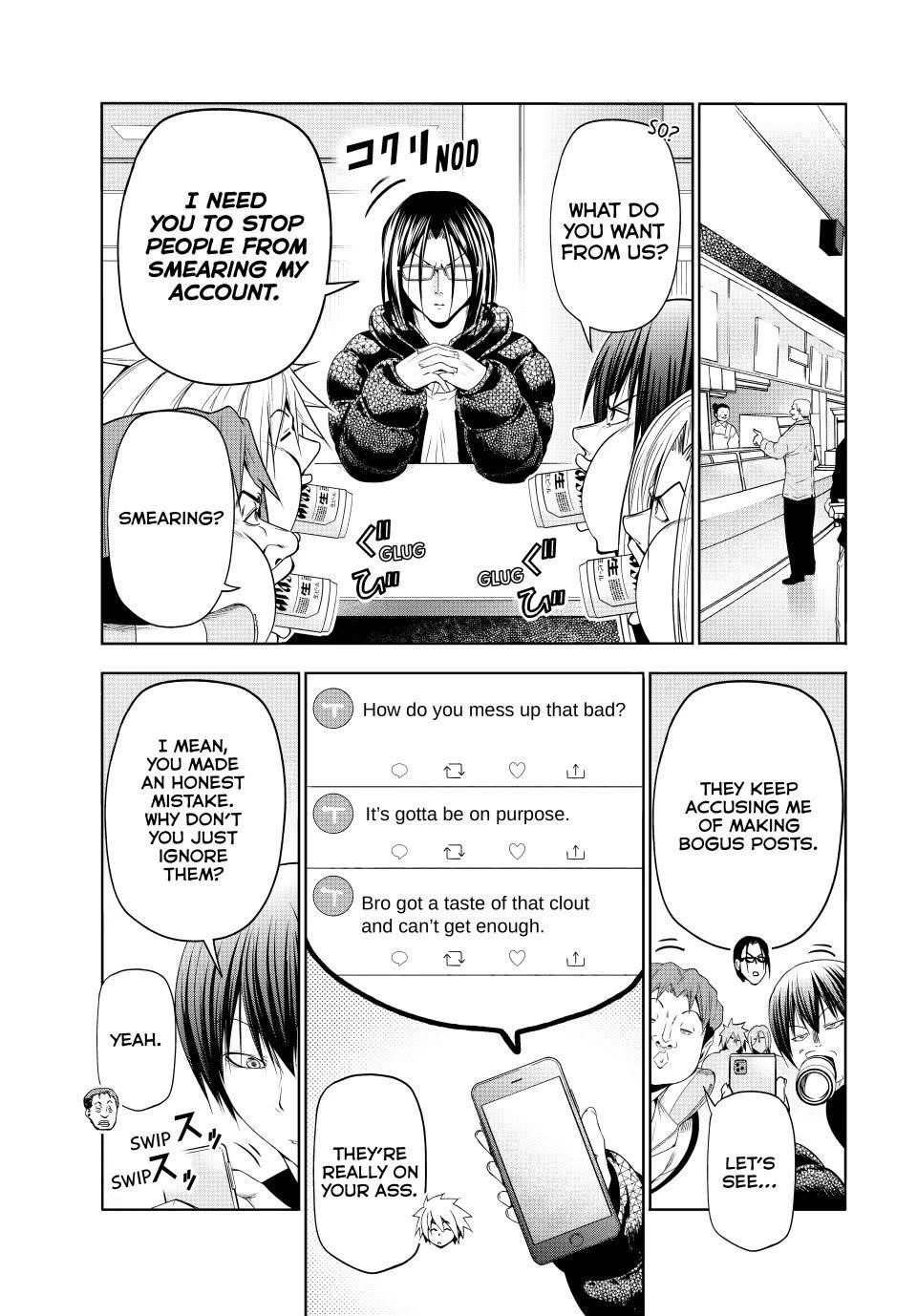 Grand Blue Manga Chapter 101 page 11 - Influencer scene
