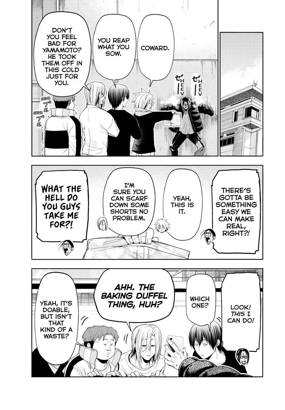 Grand Blue Manga Chapter 101 page 17 - Influencer scene