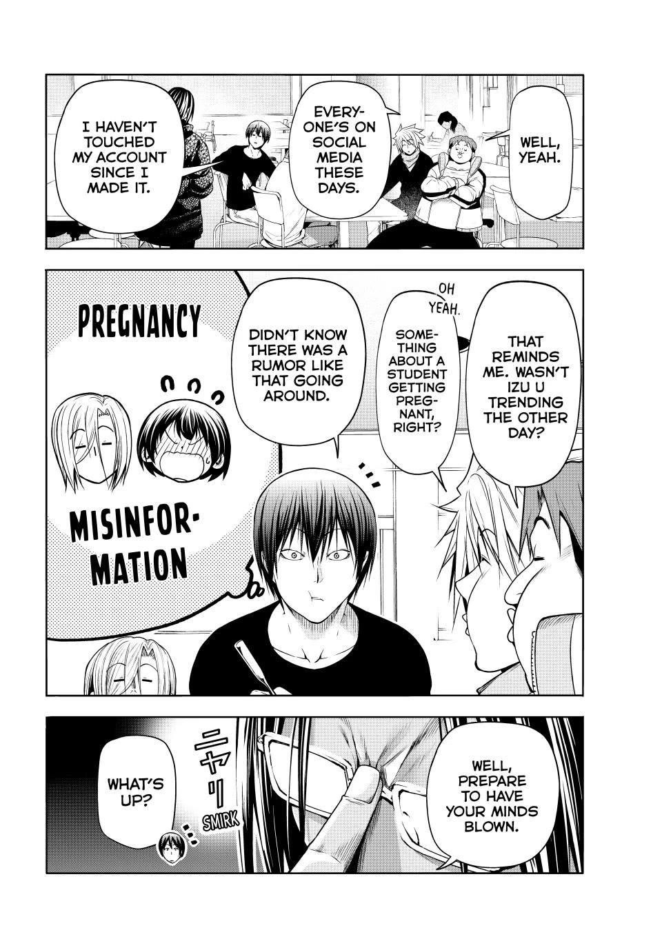 Grand Blue Manga Chapter 101 page 2 - Influencer scene