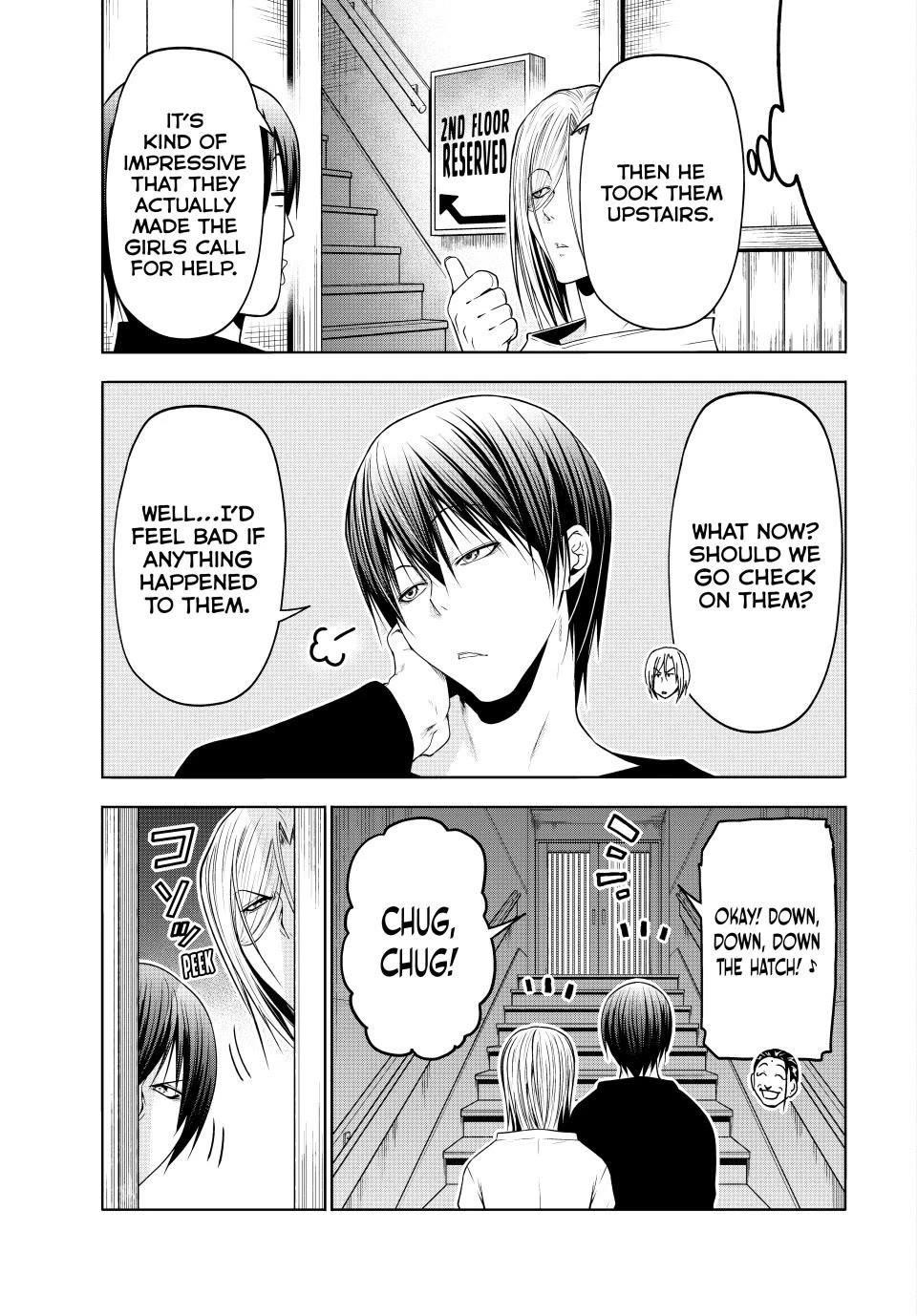 Grand Blue Manga Chapter 102 page 17 - Proselytism scene