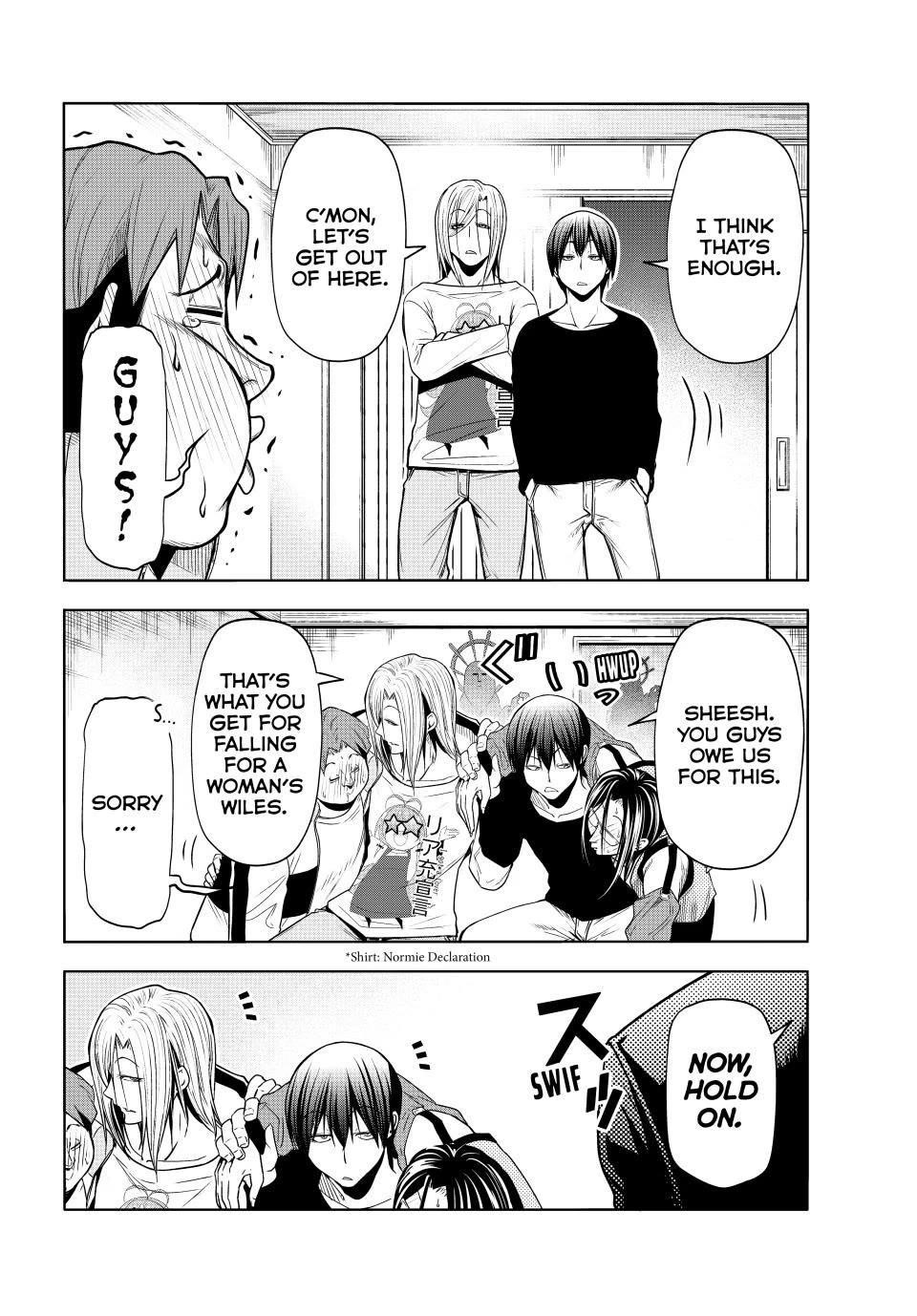 Grand Blue Manga Chapter 102 page 20 - Proselytism scene