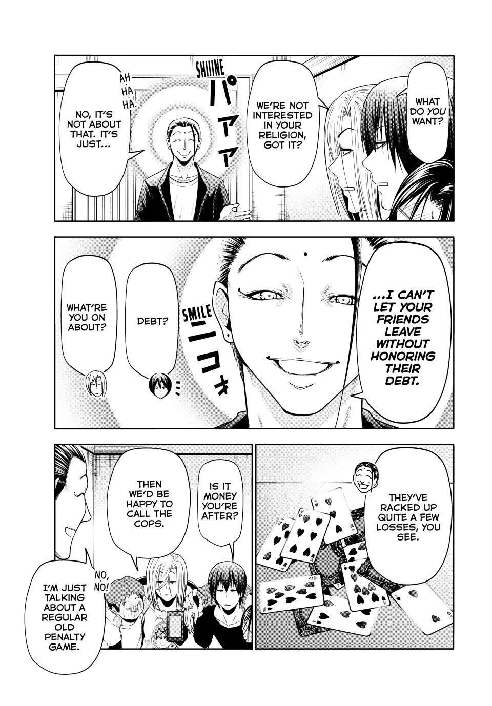 Grand Blue Manga Chapter 102 page 21 - Proselytism scene