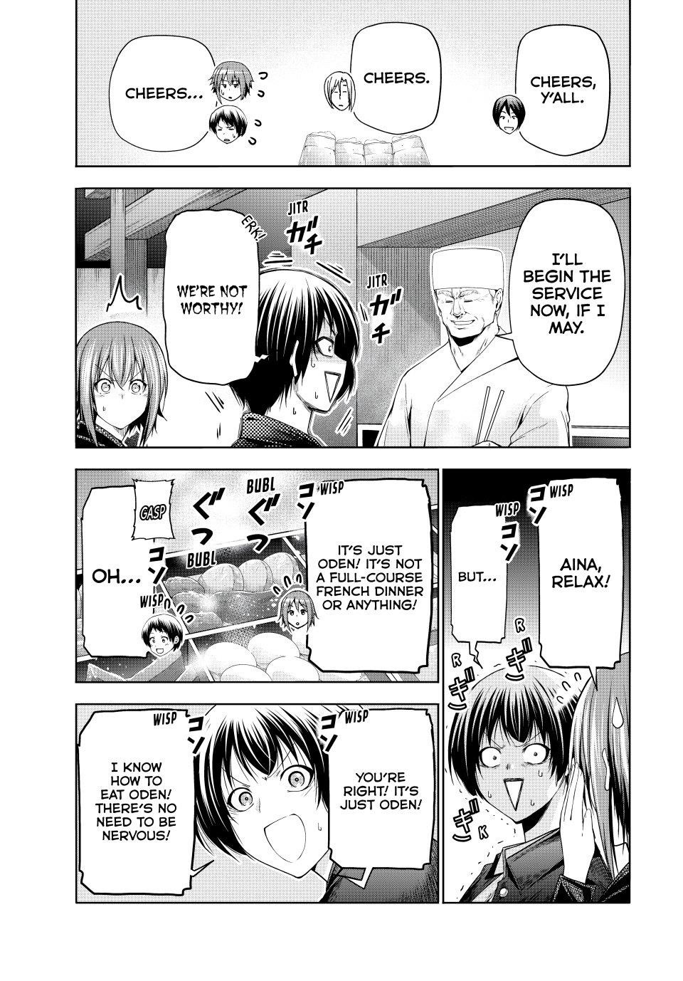 Grand Blue Manga Chapter 103 page 11 - Congratulatory Gift scene