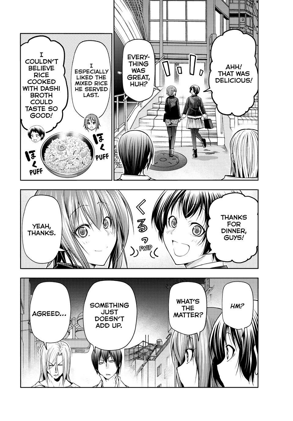 Grand Blue Manga Chapter 103 page 20 - Congratulatory Gift scene