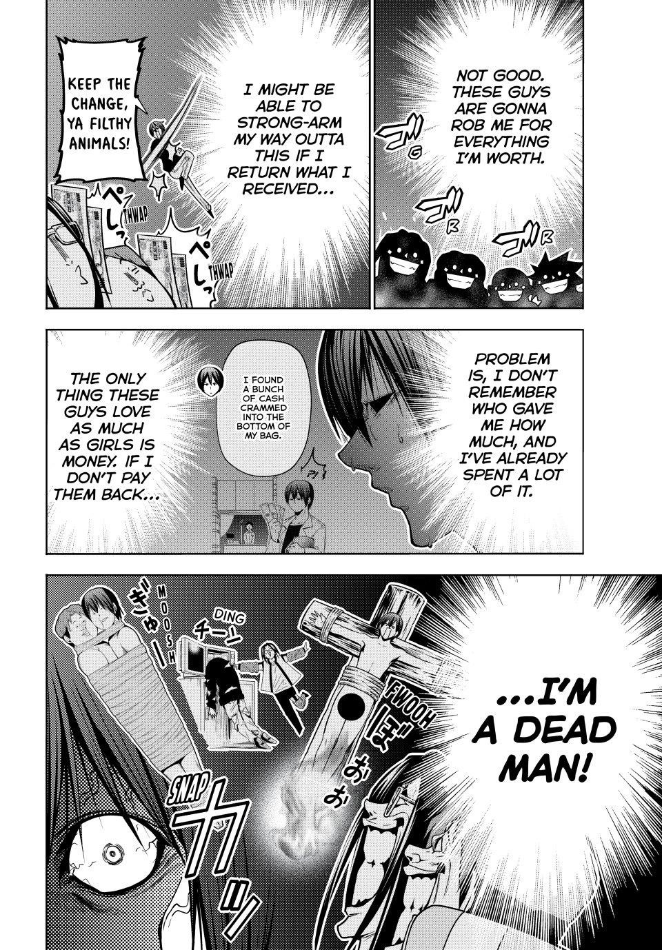 Grand Blue Manga Chapter 103 page 38 - Congratulatory Gift scene