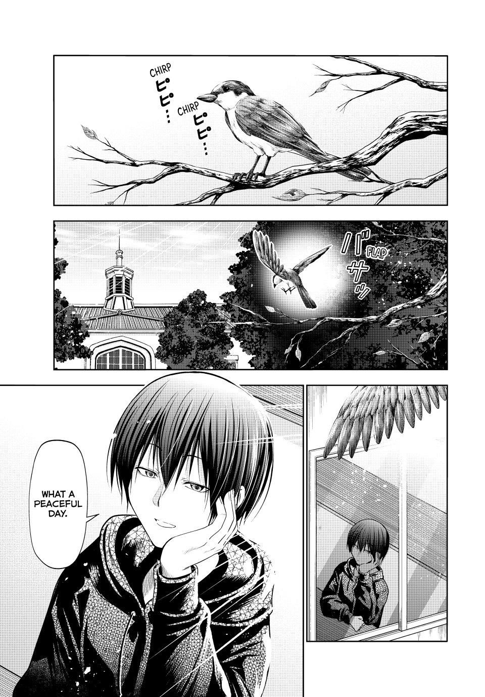 Grand Blue Manga Chapter 104 page 1 - Spooky Stuff scene