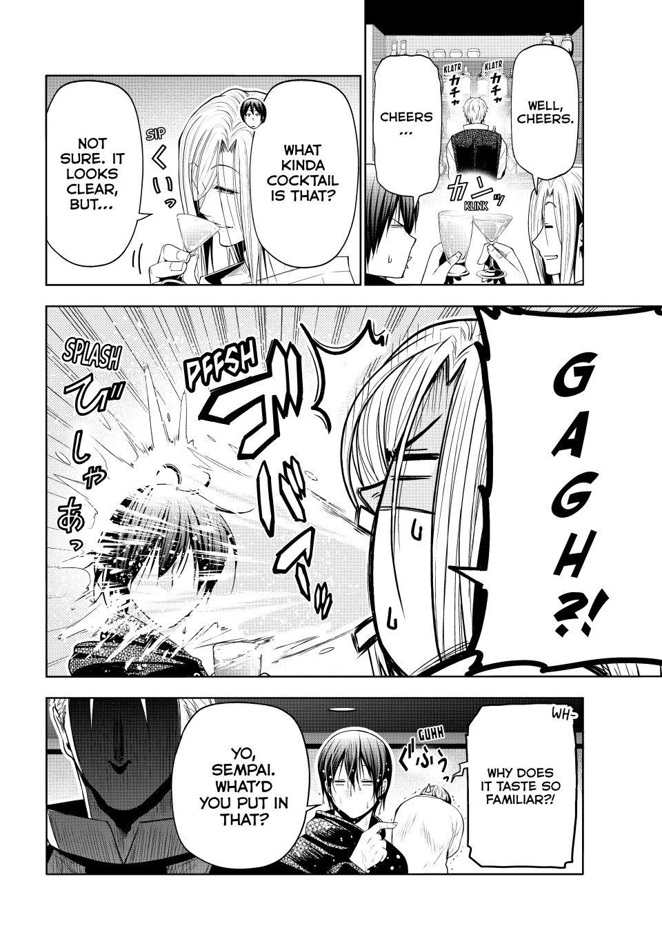 Grand Blue Manga Chapter 104 page 12 - Spooky Stuff scene