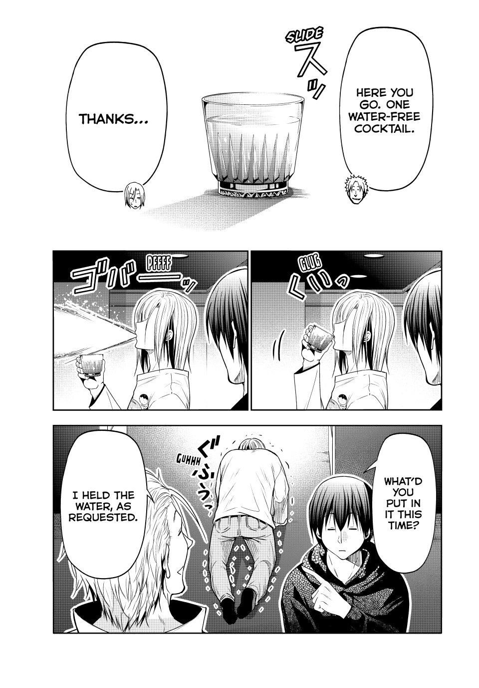 Grand Blue Manga Chapter 104 page 17 - Spooky Stuff scene