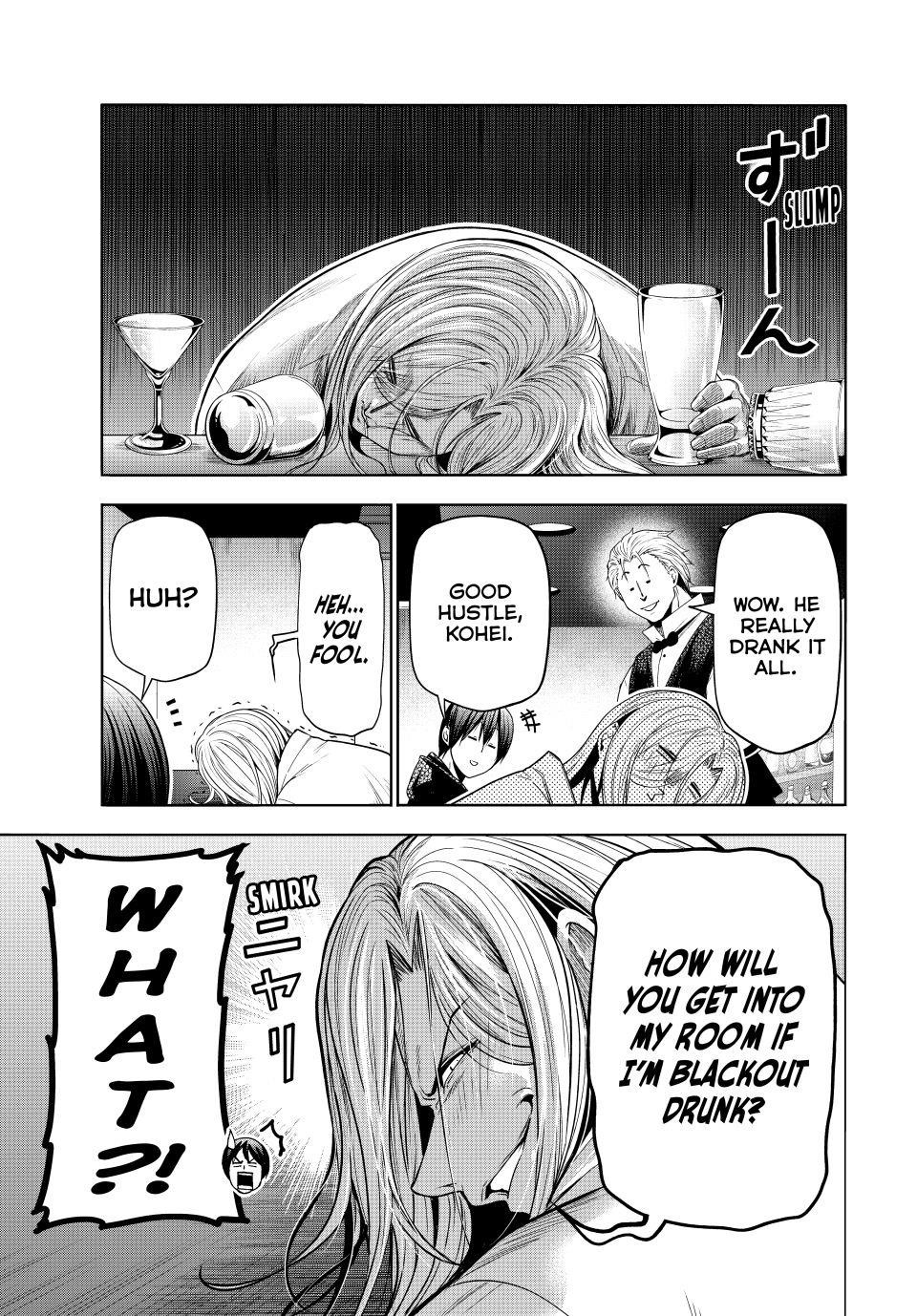 Grand Blue Manga Chapter 104 page 21 - Spooky Stuff scene
