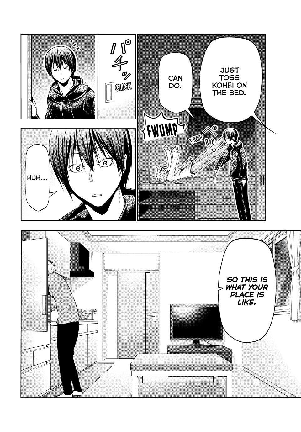 Grand Blue Manga Chapter 104 page 24 - Spooky Stuff scene