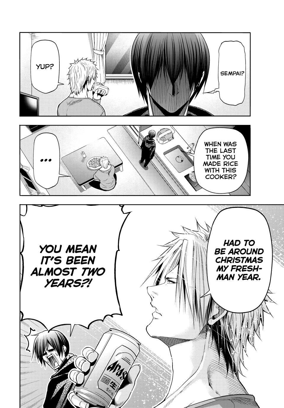 Grand Blue Manga Chapter 104 page 36 - Spooky Stuff scene