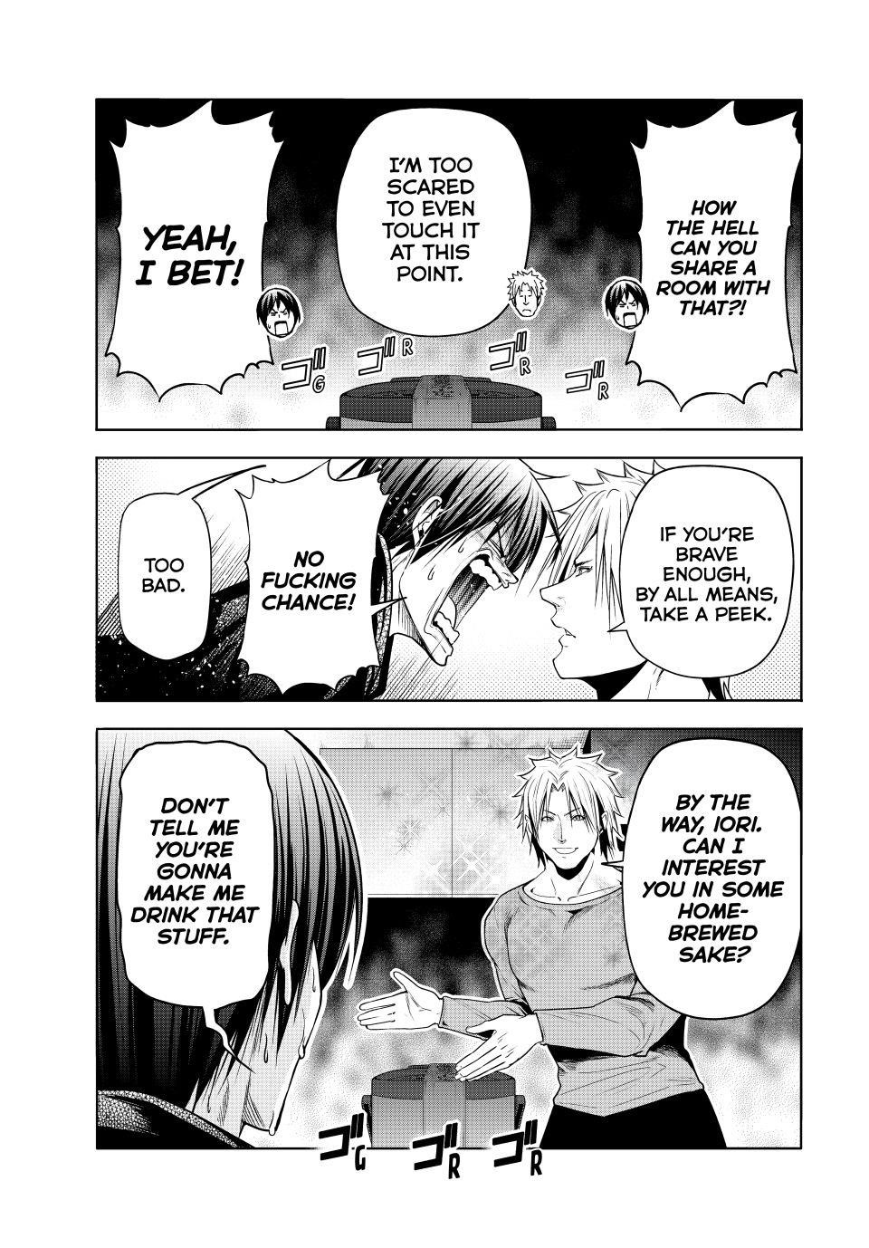 Grand Blue Manga Chapter 104 page 37 - Spooky Stuff scene