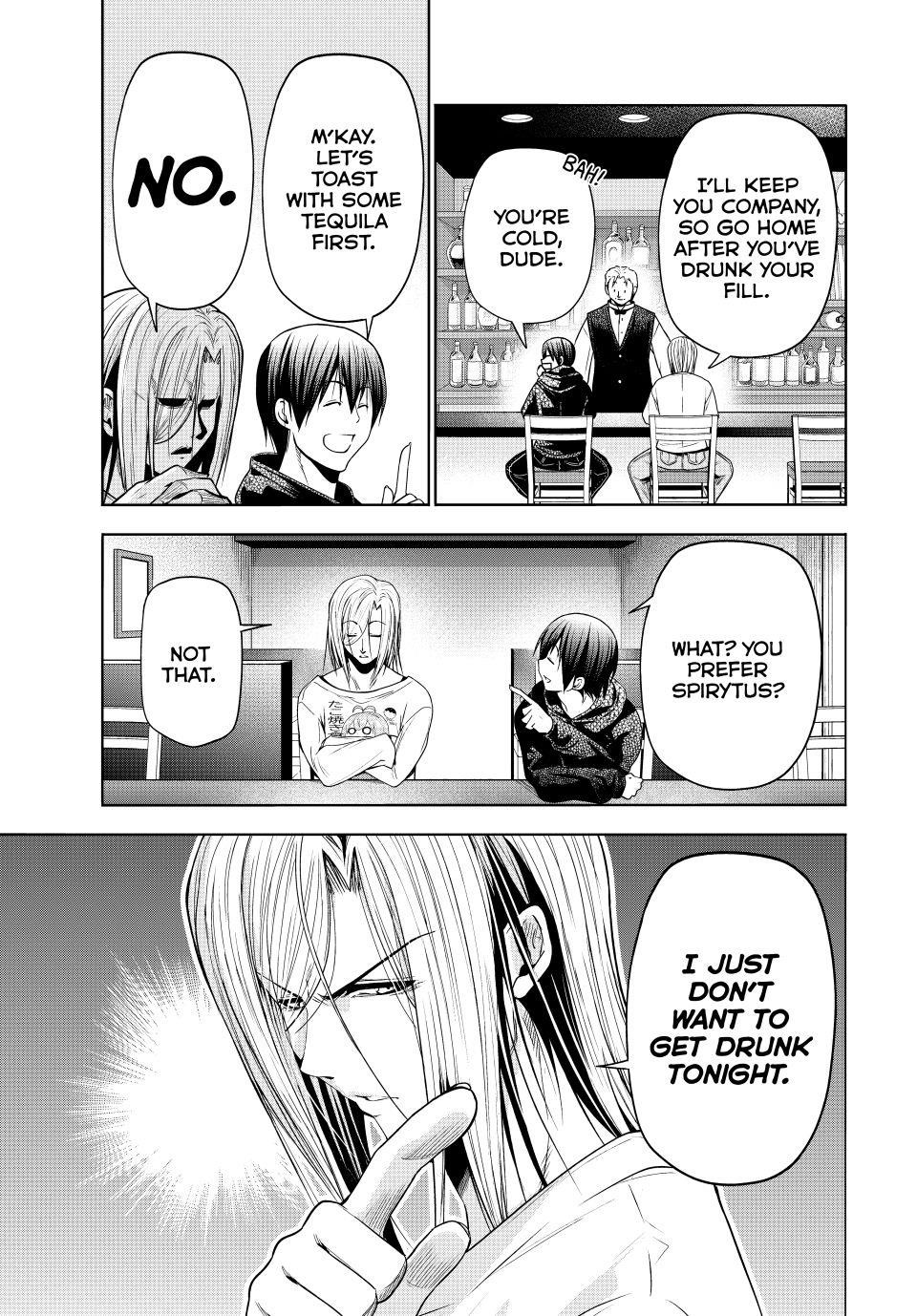 Grand Blue Manga Chapter 104 page 9 - Spooky Stuff scene