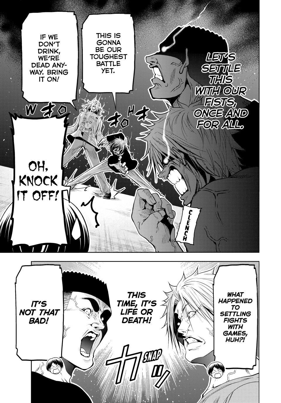 Grand Blue Manga Chapter 105 page 15 - The Pinnacle of Flavor scene