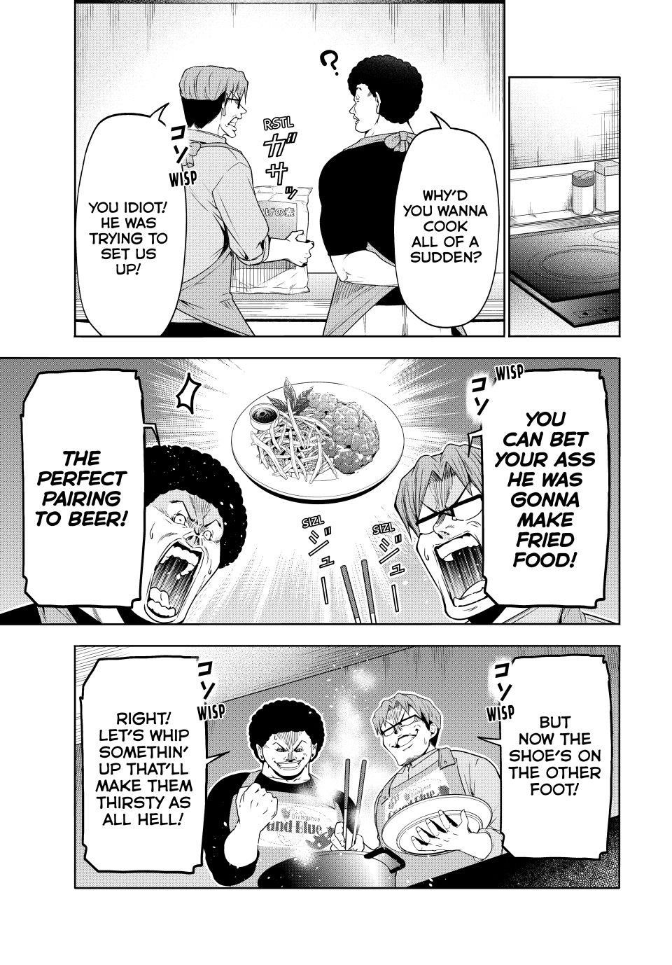 Grand Blue Manga Chapter 105 page 27 - The Pinnacle of Flavor scene