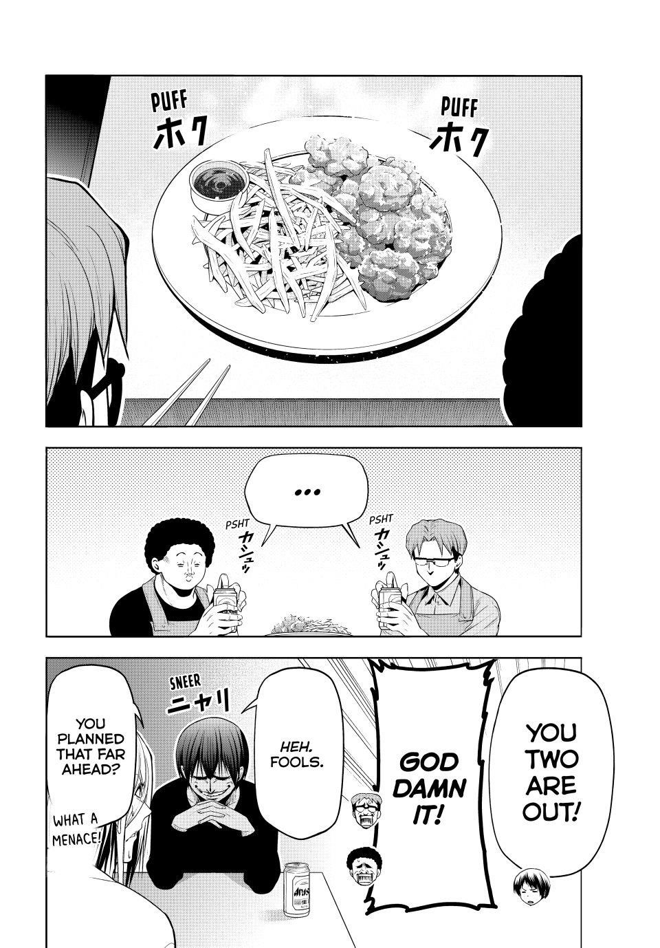 Grand Blue Manga Chapter 105 page 28 - The Pinnacle of Flavor scene