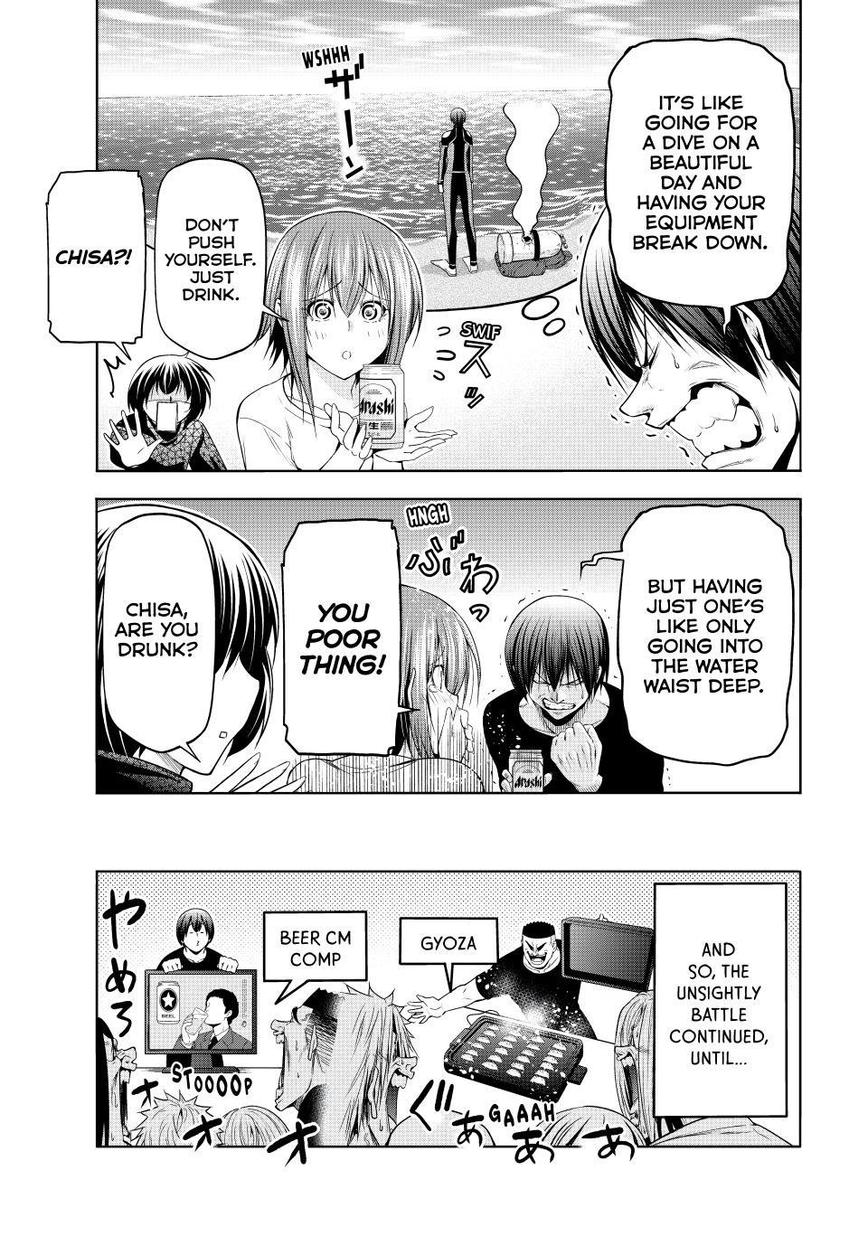 Grand Blue Manga Chapter 105 page 33 - The Pinnacle of Flavor scene
