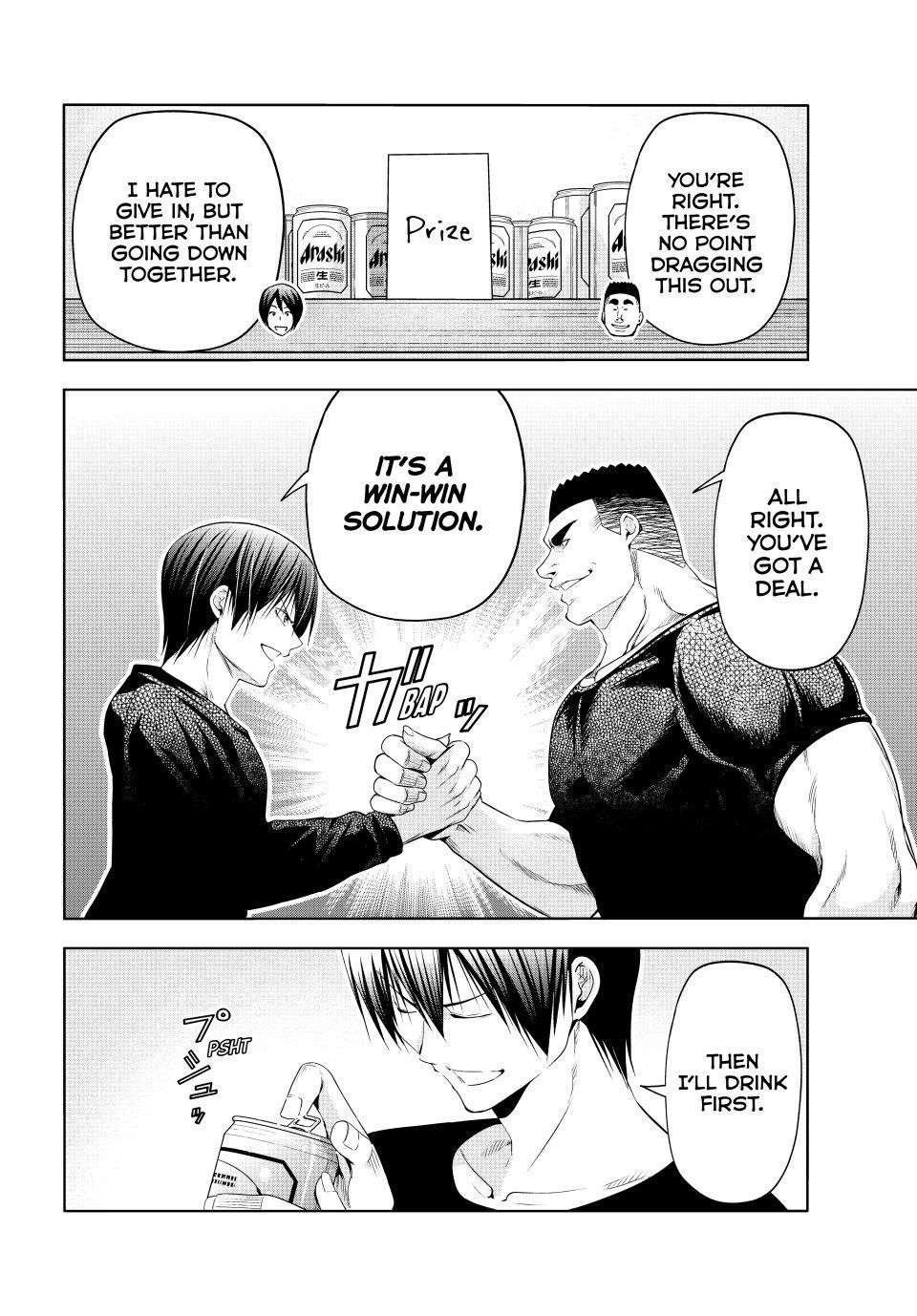 Grand Blue Manga Chapter 105 page 36 - The Pinnacle of Flavor scene