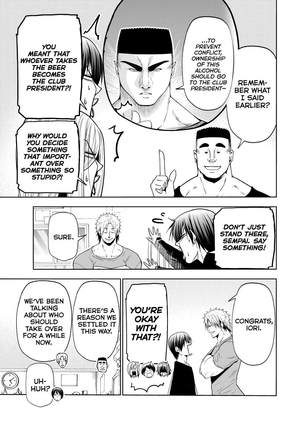 Grand Blue Manga Chapter 105 page 41 - The Pinnacle of Flavor scene