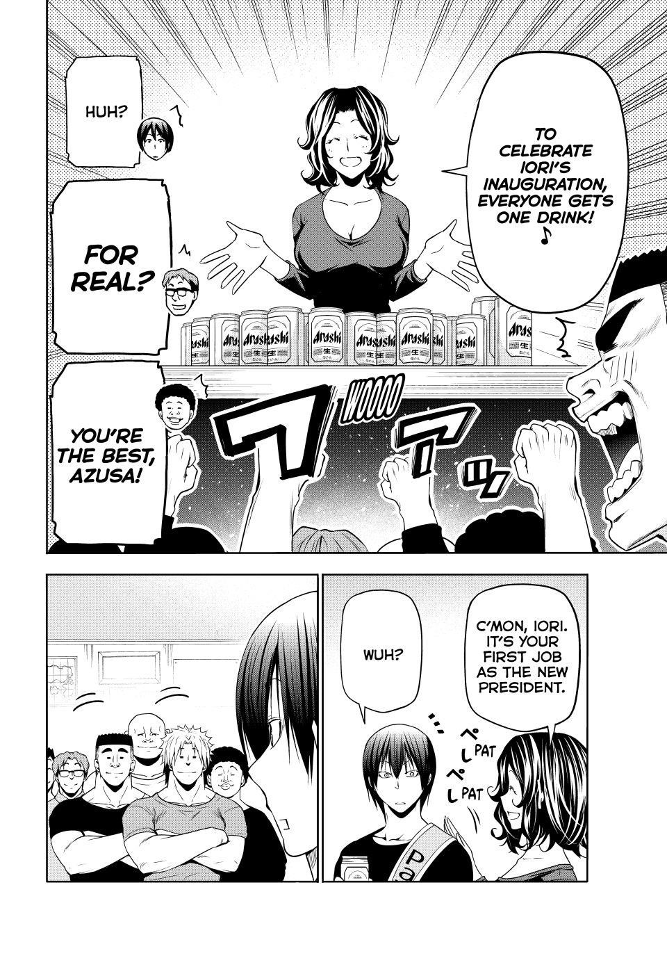 Grand Blue Manga Chapter 105 page 50 - The Pinnacle of Flavor scene