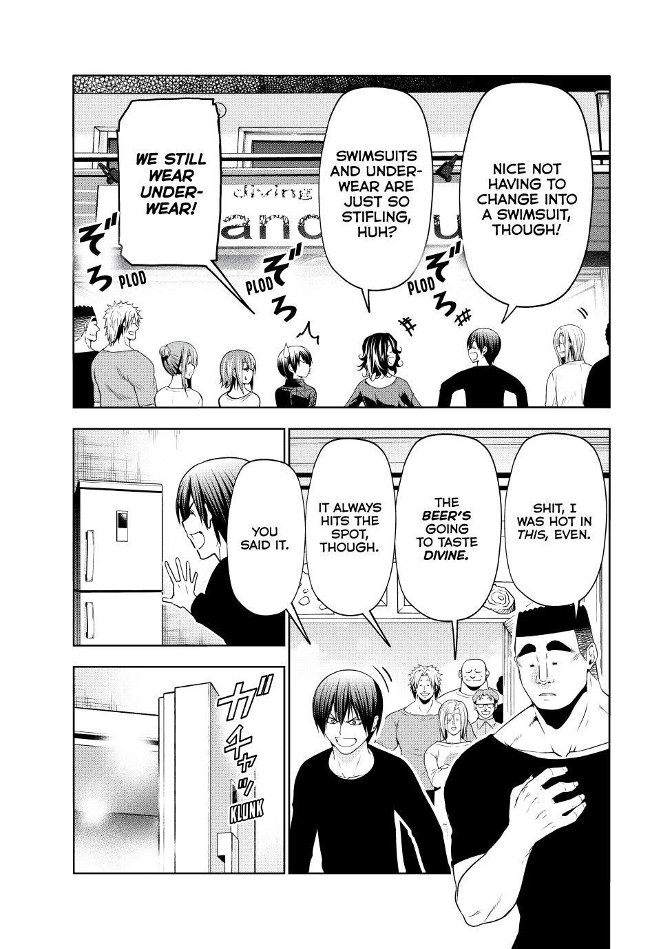 Grand Blue Manga Chapter 105 page 7 - The Pinnacle of Flavor scene