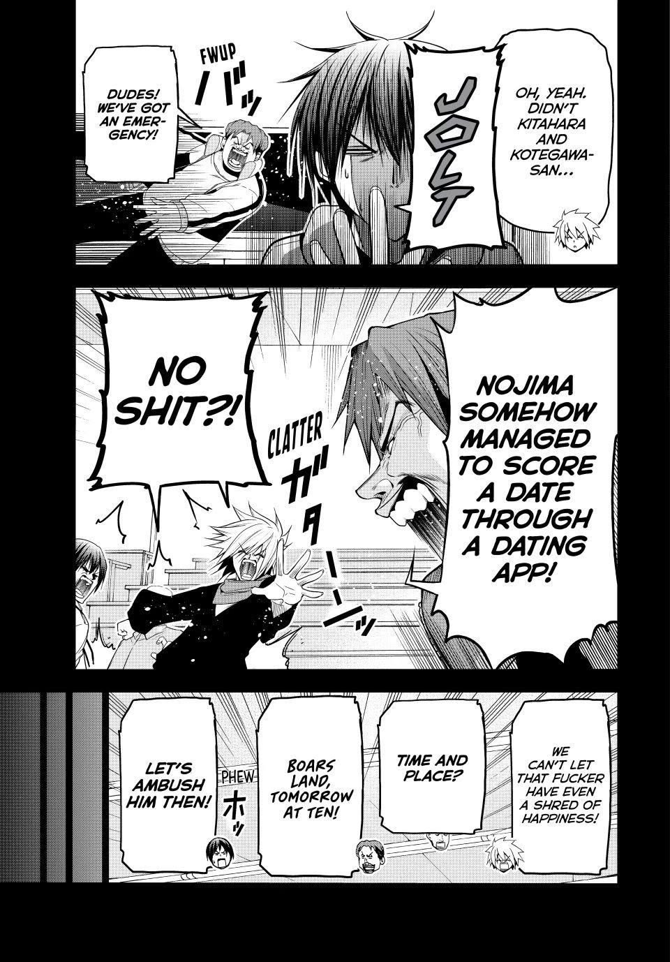 Grand Blue Manga Chapter 106 page 11 - Birds of a Feather scene