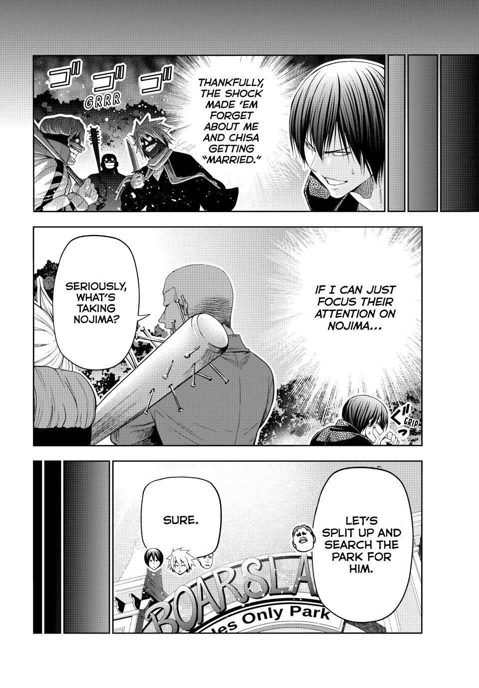 Grand Blue Manga Chapter 106 page 12 - Birds of a Feather scene