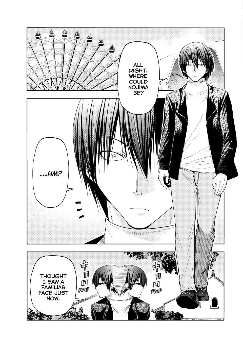 Grand Blue Manga Chapter 106 page 13 - Birds of a Feather scene