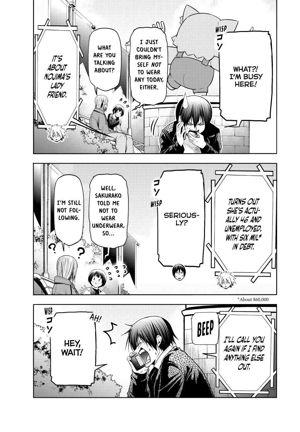 Grand Blue Manga Chapter 106 page 21 - Birds of a Feather scene