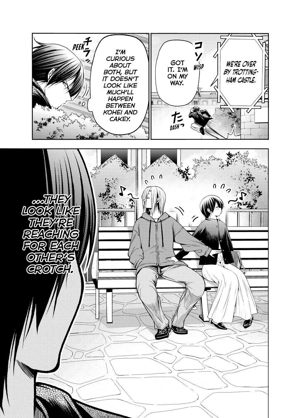 Grand Blue Manga Chapter 106 page 27 - Birds of a Feather scene
