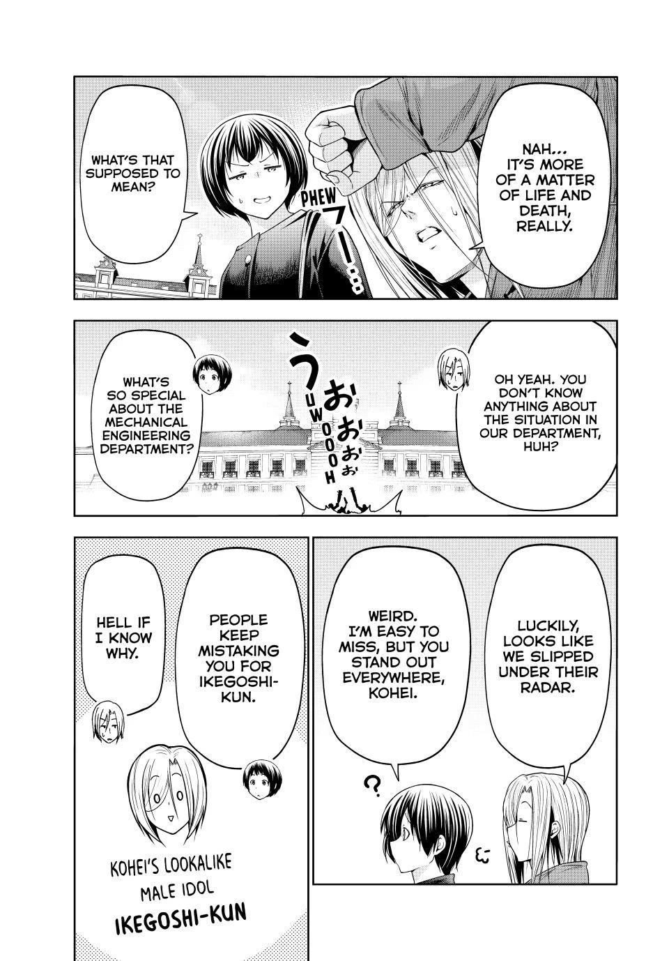 Grand Blue Manga Chapter 106 page 39 - Birds of a Feather scene