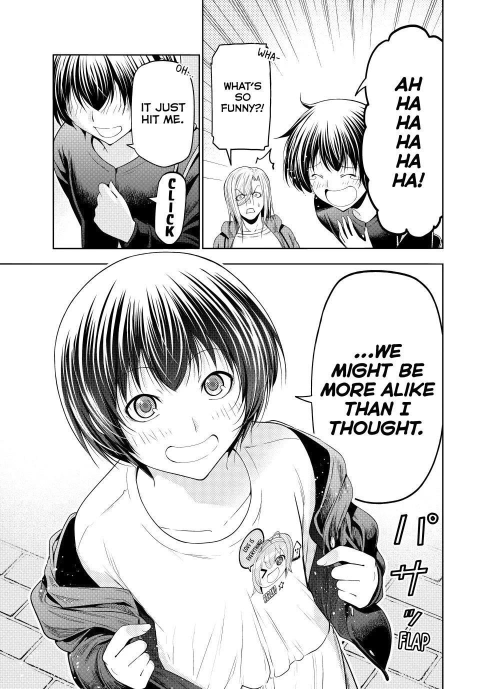 Grand Blue Manga Chapter 106 page 43 - Birds of a Feather scene