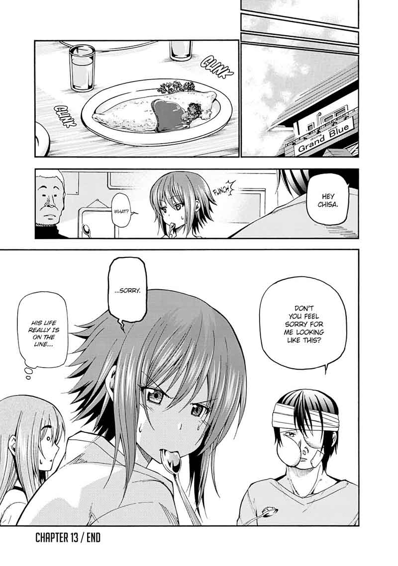 Grand Blue Manga Chapter 13 page 25 - Drinking at Home scene