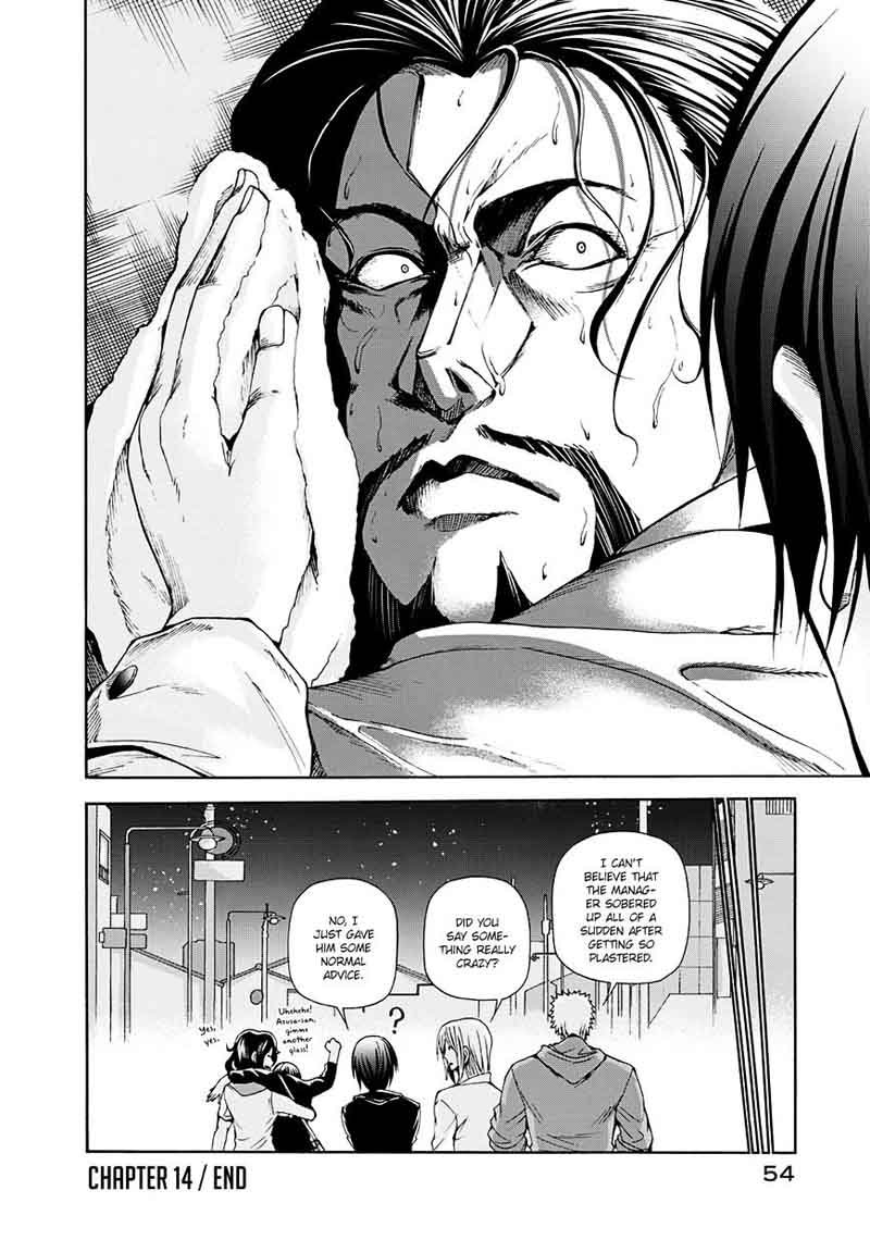 Grand Blue Manga Chapter 14 page 28 - A Man's Cocktail scene