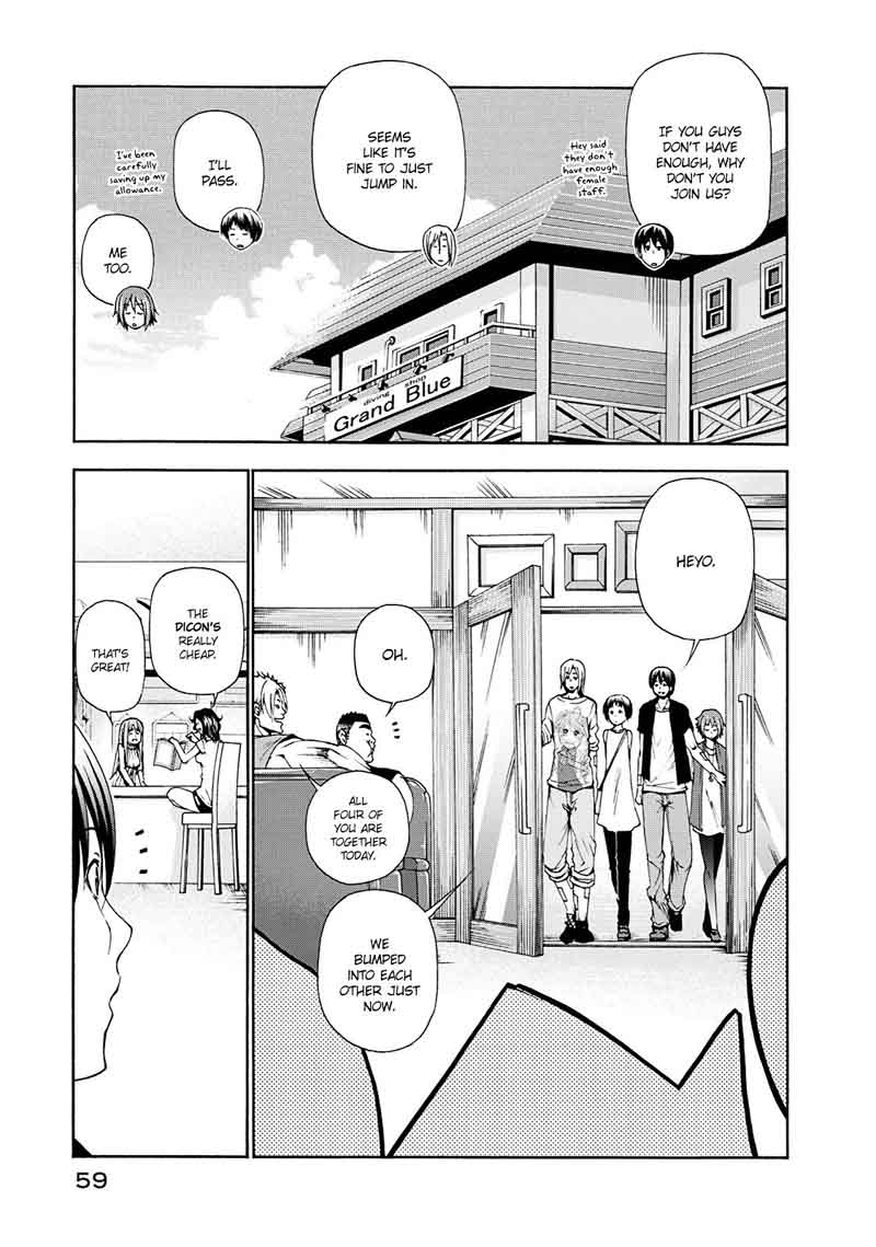 Grand Blue Manga Chapter 15 page 3 - Shopping! scene