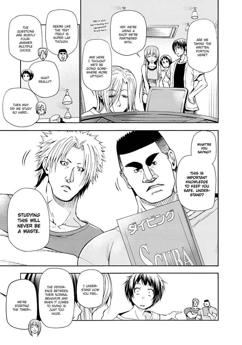 Grand Blue Manga Chapter 17 page 13 - A Place Without Lies scene