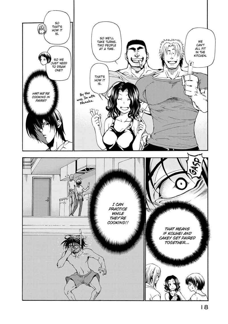 Grand Blue Manga Chapter 18 page 17 - It's a Misunderstanding scene