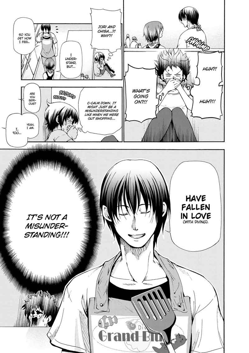 Grand Blue Manga Chapter 18 page 24 - It's a Misunderstanding scene