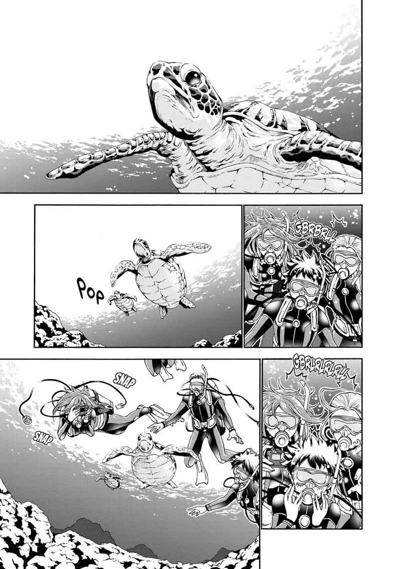 Grand Blue Manga Chapter 20 page 16 - Boat Diving scene