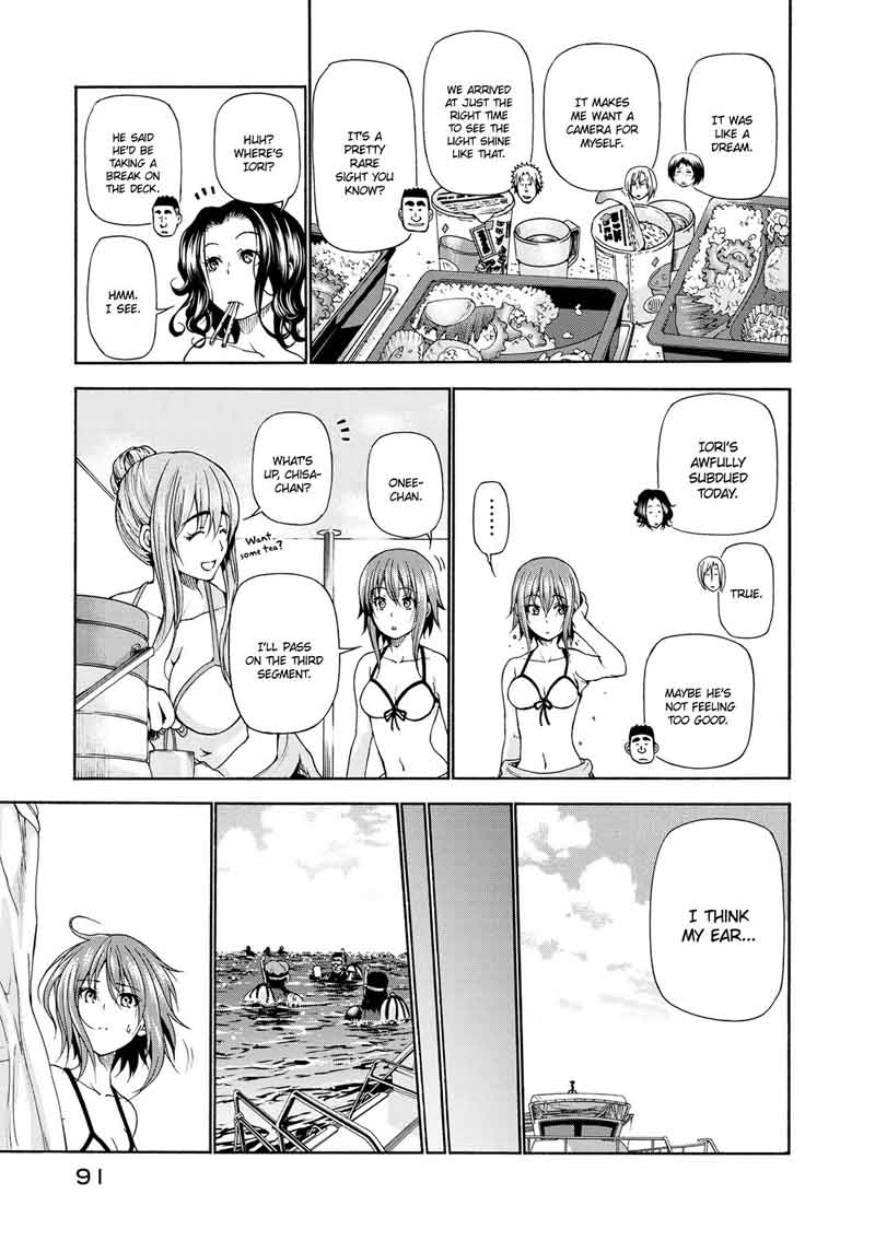 Grand Blue Manga Chapter 20 page 22 - Boat Diving scene