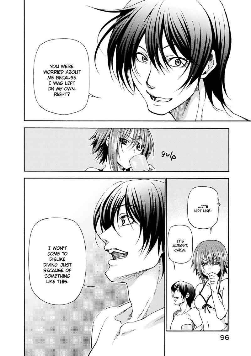 Grand Blue Manga Chapter 20 page 27 - Boat Diving scene