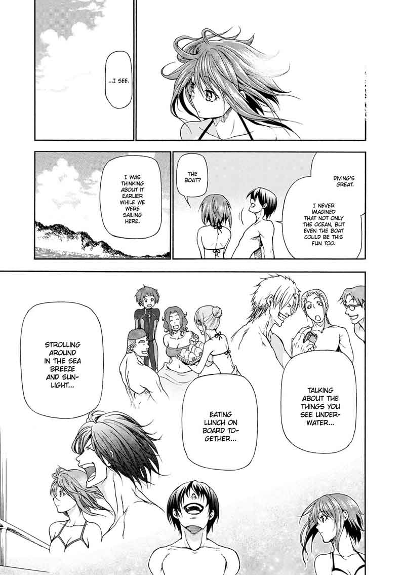 Grand Blue Manga Chapter 20 page 28 - Boat Diving scene