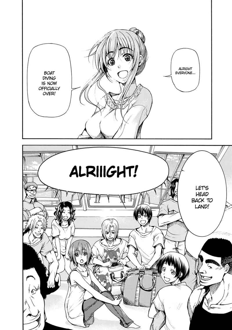 Grand Blue Manga Chapter 20 page 31 - Boat Diving scene