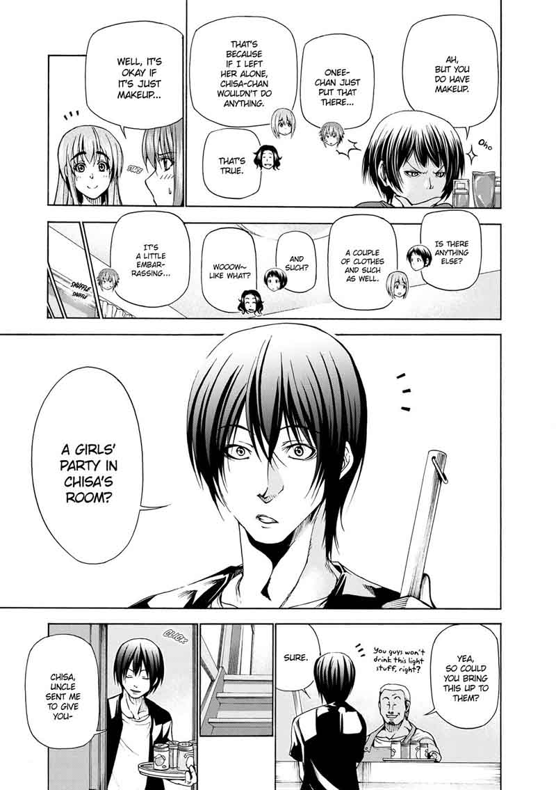 Grand Blue Manga Chapter 22 page 9 - A Girl's Party scene