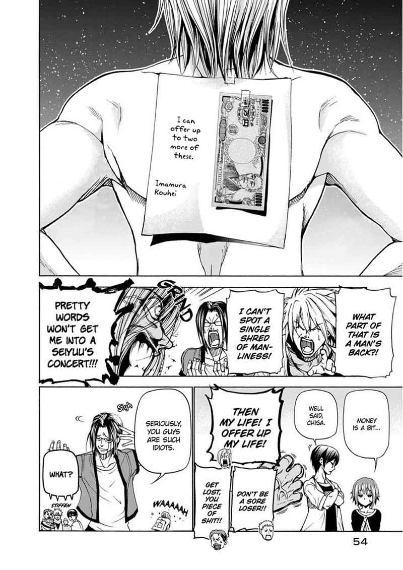 Grand Blue Manga Chapter 23 page 12 - The Ticket Contest scene