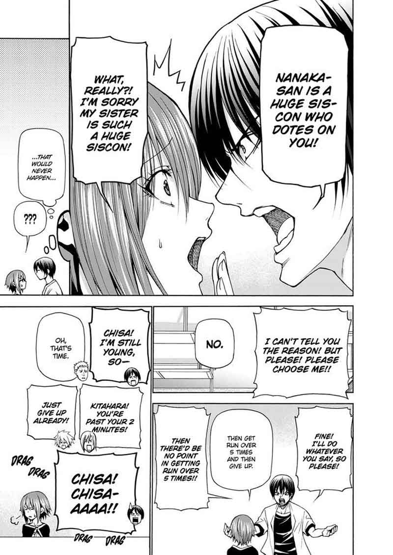 Grand Blue Manga Chapter 23 page 19 - The Ticket Contest scene