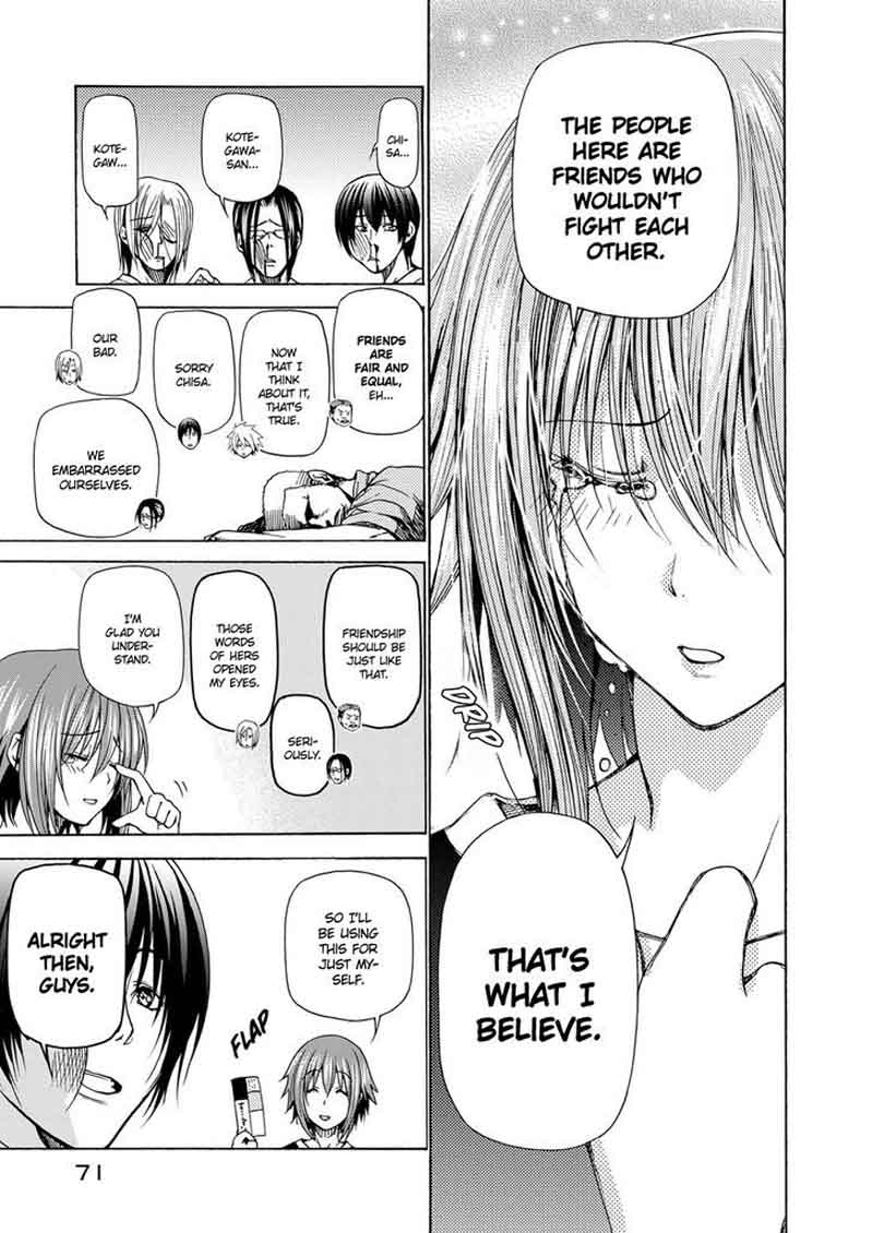 Grand Blue Manga Chapter 23 page 29 - The Ticket Contest scene