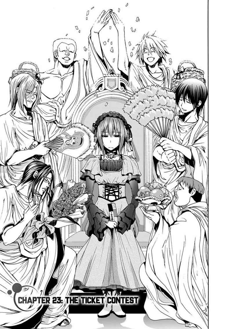 Grand Blue Manga Chapter 23 page 3 - The Ticket Contest scene
